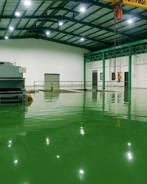 Jasa Epoxy Lantai Gudang untuk Lantai Lebih Kuat, Rapi, dan Mudah Dirawat