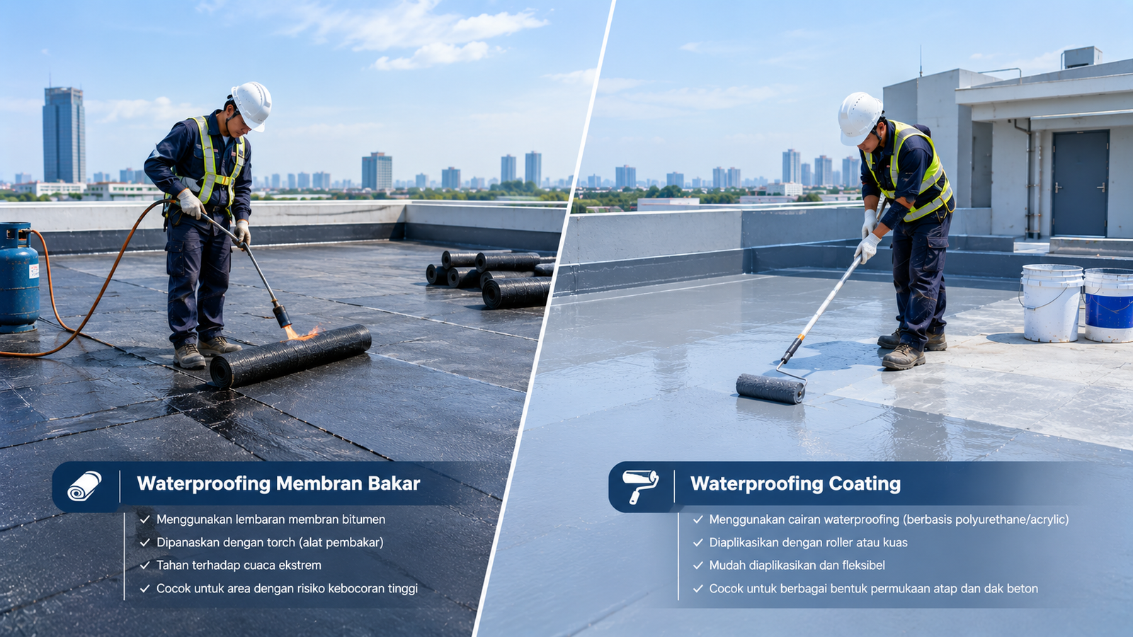Waterproofing Membran vs Coating, Mana yang Lebih Tahan Lama?