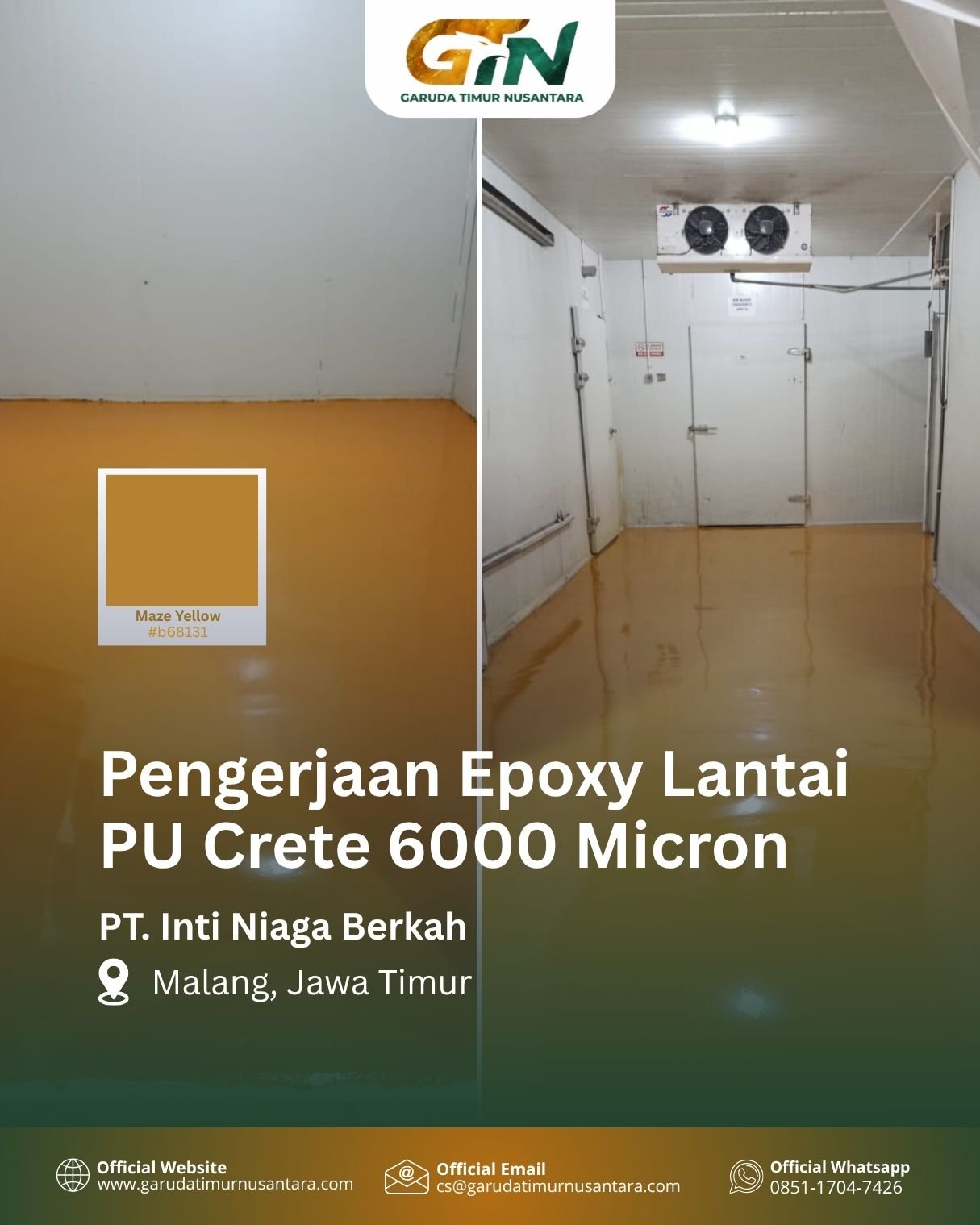 Jasa Epoxy Lantai Malang untuk Pabrik dan Gudang