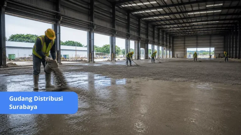 Floor hardener area loading dock